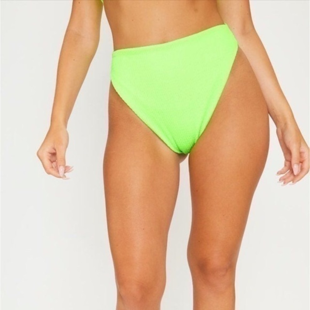 NWT Pretty Little Thing High Waisted Bikini Bottom Size XSmall